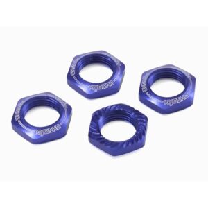 Wheel Nuts Serrated Blue (4) - 1:8 Buggy - Kyosho IFW472BL