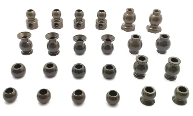 Ball Set (24) - 7075-T6 Hard Coated Alum. - MP9 | MP10 | MP11 - T-Work's 1 Ball Set (24) - 7075-T6 Hard Coated Alum. - MP9 | MP10 | MP11 - T-Work's