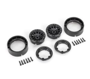 Black 1.0" Beadlock Method Race Wheels (2) - Traxxas 9781