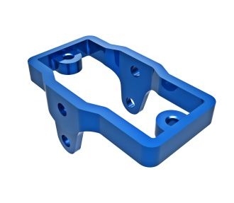 Blue Aluminum Steering Servo Mount - Traxxas 9739-BLUE 1 Blue Aluminum Steering Servo Mount - Traxxas 9739-BLUE