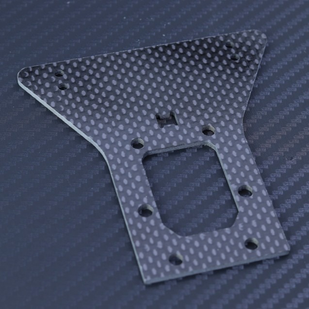 Carbon Fiber 2mm Diff Height Chassis Brace (-25) 1 Carbon Fiber 2mm Diff Height Chassis Brace (-25)