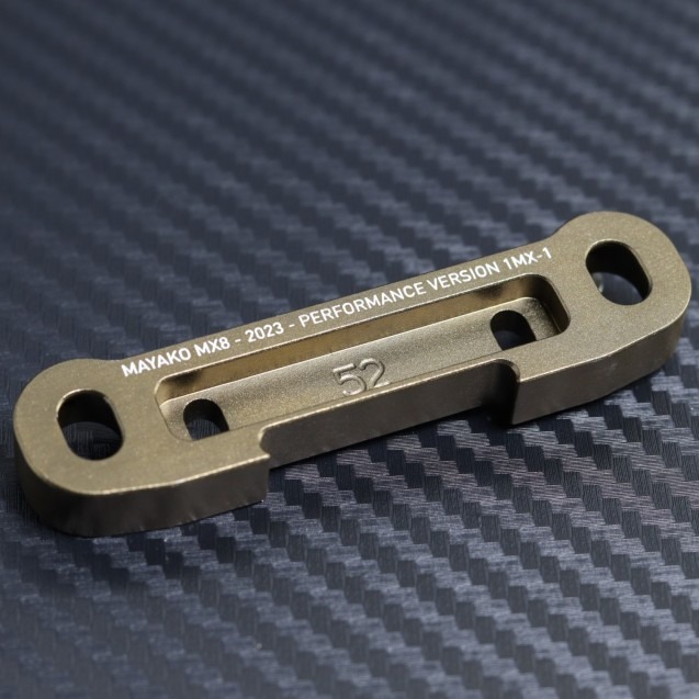D-Block (Screw Type Inner Hinge Pin), use with MYB0029-02A for 0.5deg (52), for Mayako MX8 (-23-25) 1 D-Block (Screw Type Inner Hinge Pin), use with MYB0029-02A for 0.5deg (52), for Mayako MX8 (-23-25)