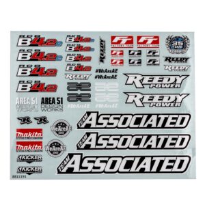 Decal Sheet - Team Associated RC8B4.2