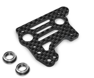 Gearbox Plate With Bearing - Graphite - MP11 - T-Work's