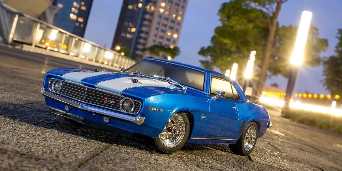 Kyosho 1969 Chevrolet Camaro Z/28 Le Mans Blue - Fazer Mk2 FZ02 - 1:10 4WD RTR RC Car