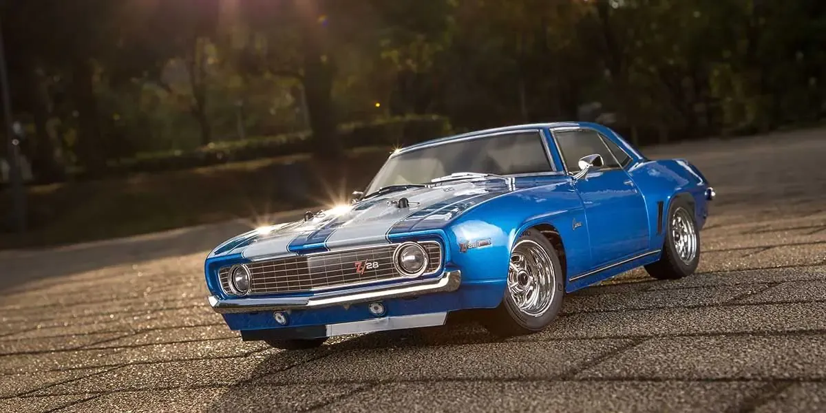 Kyosho 1969 Chevrolet Camaro Z/28 Le Mans Blue - Fazer Mk2 FZ02 - 1:10 4WD RTR RC Car
