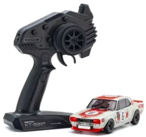 Kyosho Mini-Z AWD Nissan Skyline 2000GT-R KPGC10 Racing 1972 #6 Readyset - Red - 32643R