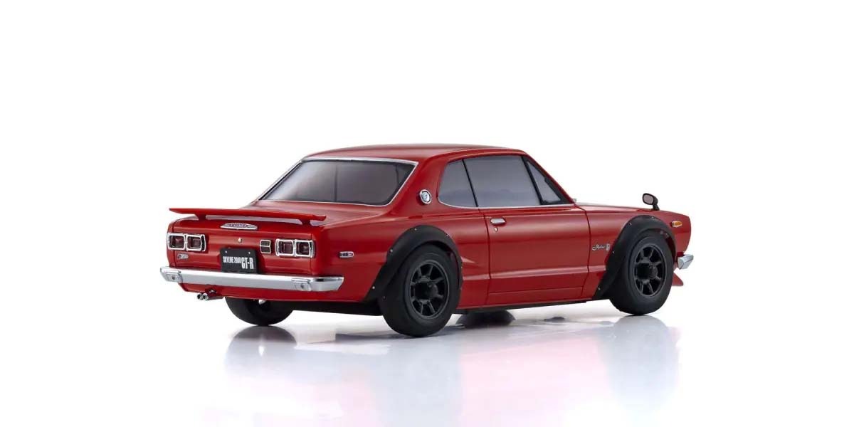 Kyosho Mini-Z AWD Nissan Skyline 2000GT-R KPGC10 Red - MA-020N - 1:27 RTR Drift Auto