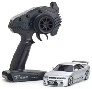 Kyosho Mini-Z AWD Nissan Skyline GT-R NISMO R33 Readyset - Silver - 32659S