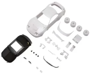 Kyosho Mini-Z AWD Toyota Celica GT-Four RC White Body Set w/AWD Rims - MZN236
