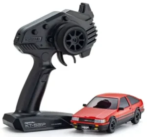 Kyosho Mini-Z AWD Toyota Corolla Levin AE86 Red/Black - MA-020N - 1:27 RTR Drift Car