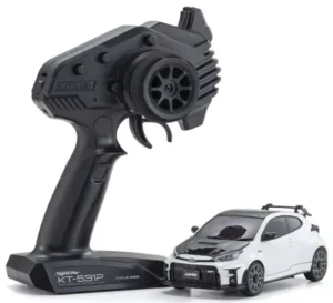 Kyosho Mini-Z AWD Toyota GRMN Yaris Circuit Package Readyset - White Pearl - 32640PW