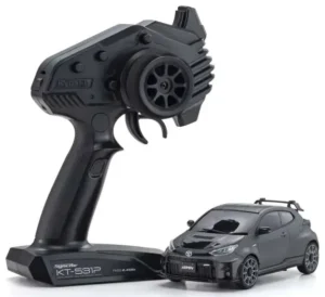 Kyosho Mini-Z AWD Toyota GRMN Yaris Circuit Package Readyset - Gun Metallic - 32640GM