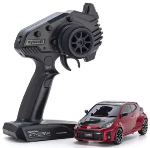 Kyosho Mini-Z AWD Toyota GRMN Yaris Rally Package Readyset - Emotional Red II - 32648MR