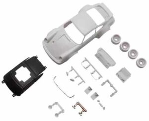 Kyosho Mini-Z Porsche 934 RSR Turbo 1976 White Body Set w/Rims - MZN238
