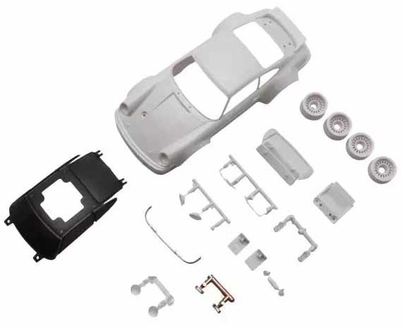 Kyosho Mini-Z Porsche 934 RSR Turbo 1976 Värvimata Kerekomplekt - MZN238