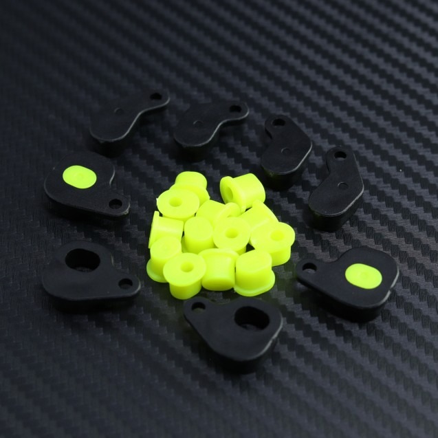 Upper Arms Inserts Front and Rear (Yellow), Full Set for Mayako MX8 (-22-25)