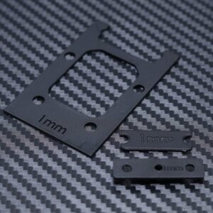 1 mm Kunststoff-Getriebe-Spacer-Set vorne für Mayako MX8 (-22-25)