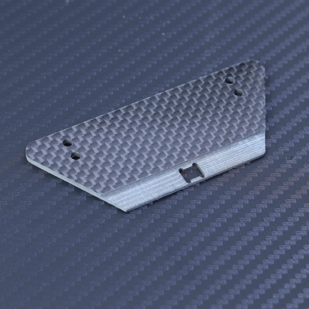 Kohlefaser-Chassisstrebe für 0mm Diff-Höhe für Mayako MX8 (-25)