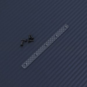 Carbon Fiber Brace for Plastic Rear Brace with 5pcs M2x8 Screws for Mayako MX8 (-21-25)