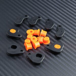 Upper Arms Inserts Front and Rear (Orange), Full Set for Mayako MX8 (-22-25)
