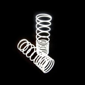 Shock Spring Prog. 130mm White (2)