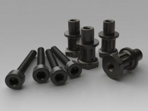 Shock Standoffs (4) - Hard Coated 7075-T6 Alum - MP10 | MP11 - T-Work's