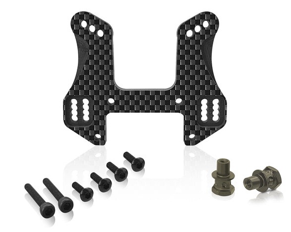Shock Tower Front 5mm - Graphite - MP11 | MP11e - T-Work's 1 Shock Tower Front 5mm - Graphite - MP11 | MP11e - T-Work's