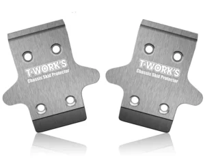Skid Plate Front (2) - Stainless Steel - XB8'23 - T-Work's