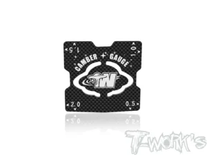 T-Work's 1:10 Carbon-faced Camber Gauge ( 0.5-2 Degree )