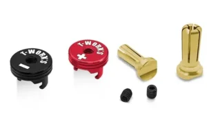 T-Work's Polarity Heatsink Long Connector 5mm R/B