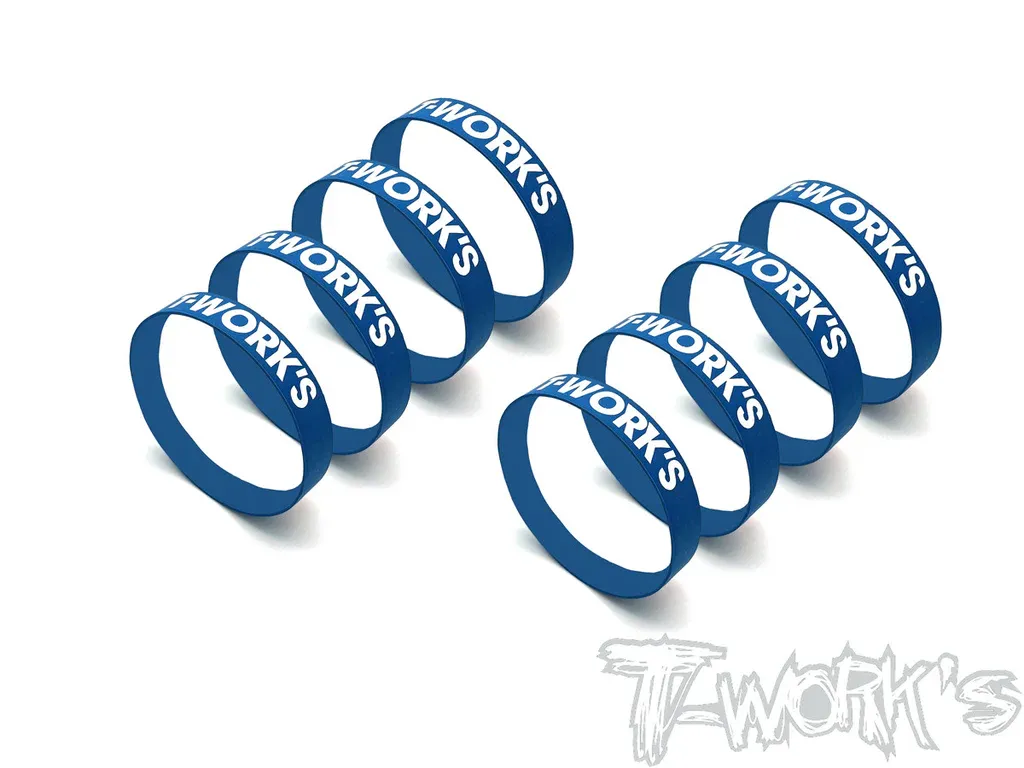 T-Work's Rehvi liimimise kummid ( 1/8 Buggy ) 8 tk 1 T-Work's Tire Gluing Band ( 1/8 Buggy ) 8pcs