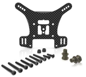 Dämpferbrücke hinten 4 mm - Graphit - MP11 | MP11e - T-Work's