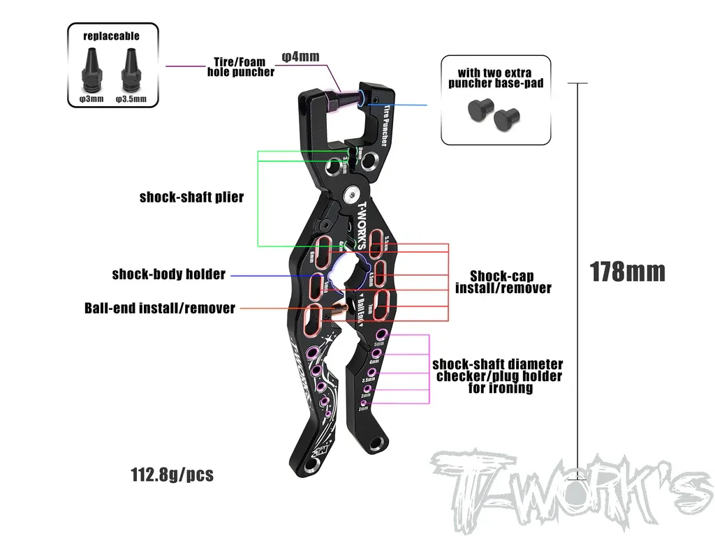 T-Work's Multi purpose tire puncher