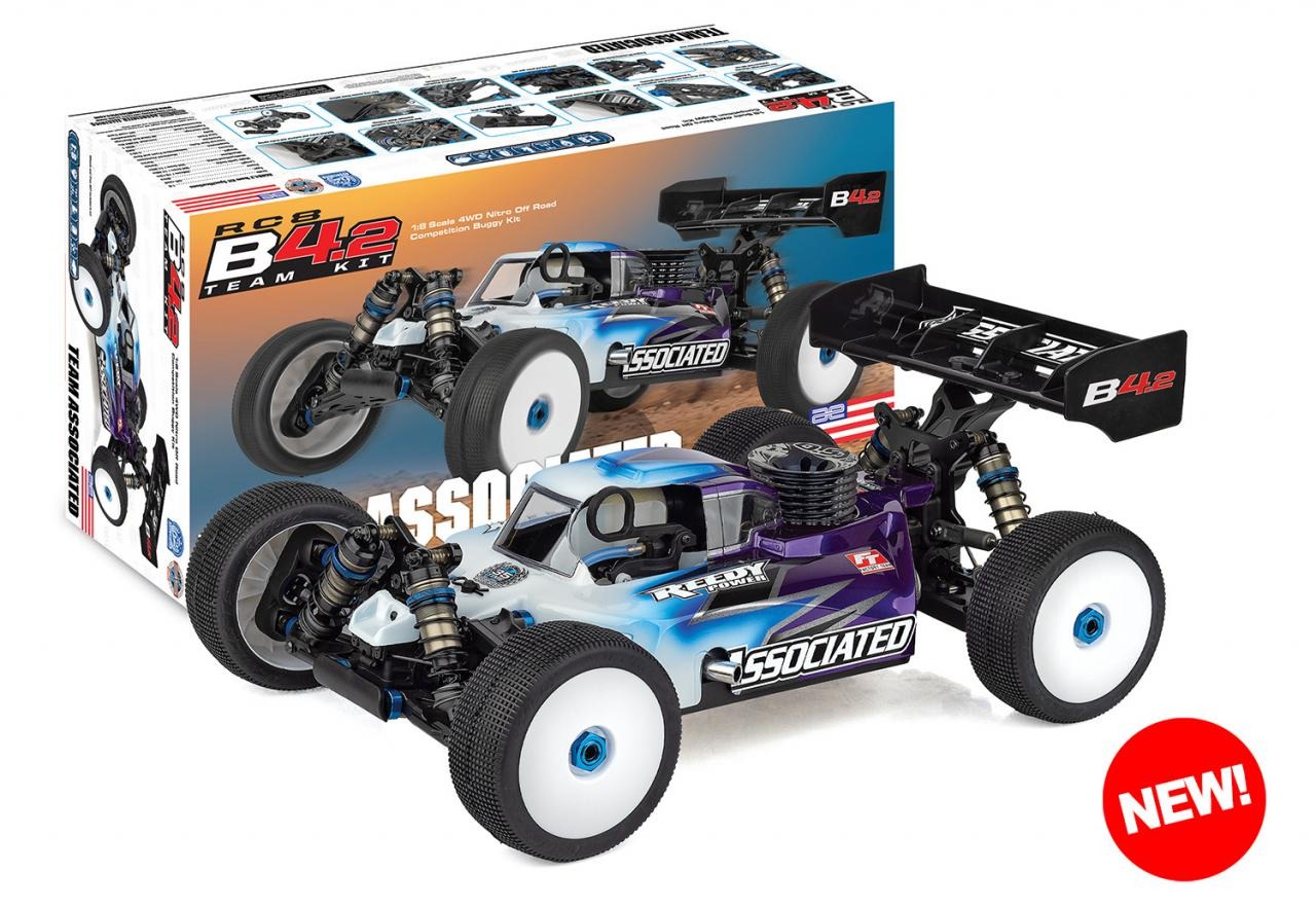 Team Associated RC8B4.2 Team Kit 1:8 4WD Nitro Competition Buggy Kit 3 Team Associated RC8B4.2 Team Kit 1:8 4WD Nitro Competition Buggy Kit