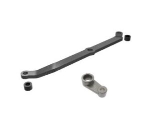 Traxxas Steering Link & Metal Servo Horn - Gray Aluminum - TRX-4M