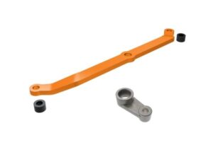 Traxxas Steering Link & Metal Servo Horn - Orange Aluminium - TRX-4M
