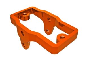 Traxxas Steering Servo Mount Orange Aluminum - TRX-4M