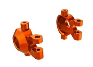 Traxxas TRX-4M Orange Aluminum Caster Blocks (L&R)