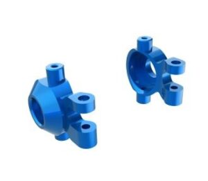 TRX-4M Blue Aluminum Caster Blocks (L&R) - Traxxas 9737-BLUE
