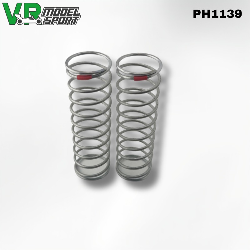Stoßdämpferfeder hinten 2,7 mm Rot Phoenix (2)