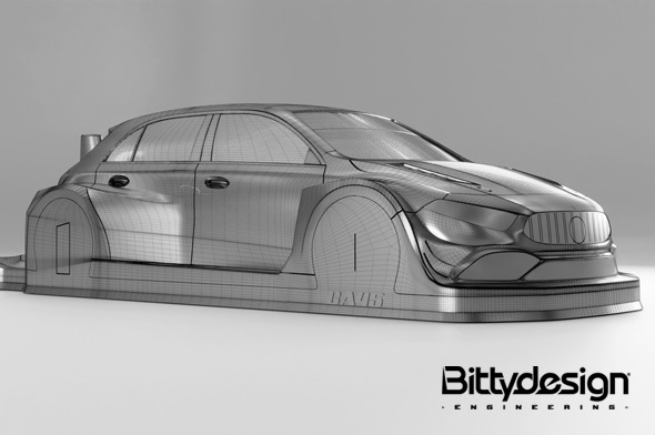 Bittydesign CA45 1/10 190mm FWD clear body 5 Bittydesign CA45 1/10 190mm FWD clear body