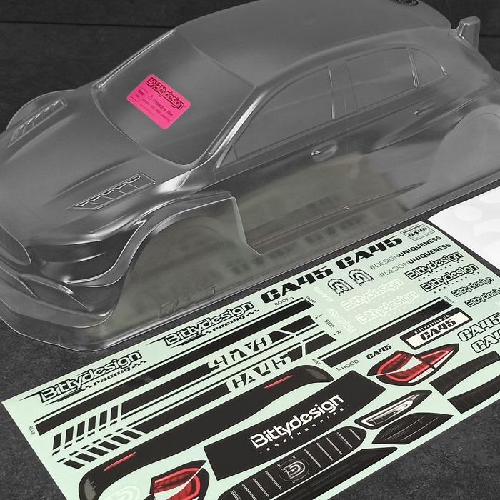 Bittydesign CA45 1/10 190mm FWD clear body 4 Bittydesign CA45 1/10 190mm FWD clear body