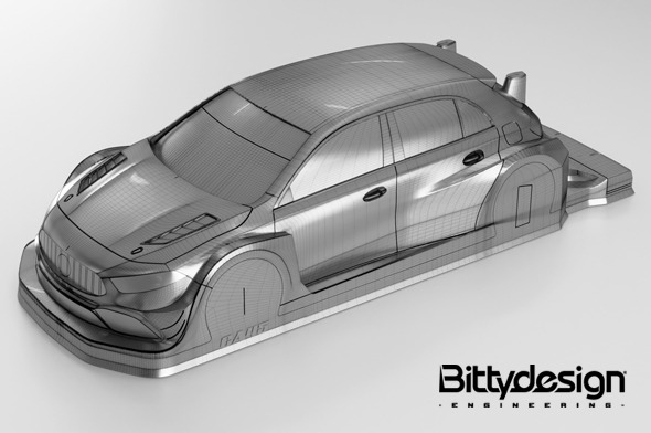 Bittydesign CA45 1/10 190mm FWD clear body 6 Bittydesign CA45 1/10 190mm FWD clear body