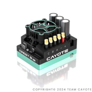 CAYOTE CREST 8 Evo 200A Sensored ESC - 1:8 Competition Brushless ESC