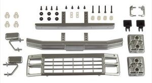 Grill & Accessories Set, satin chrome - CR12 Ford F150 - Team Associated AE41081