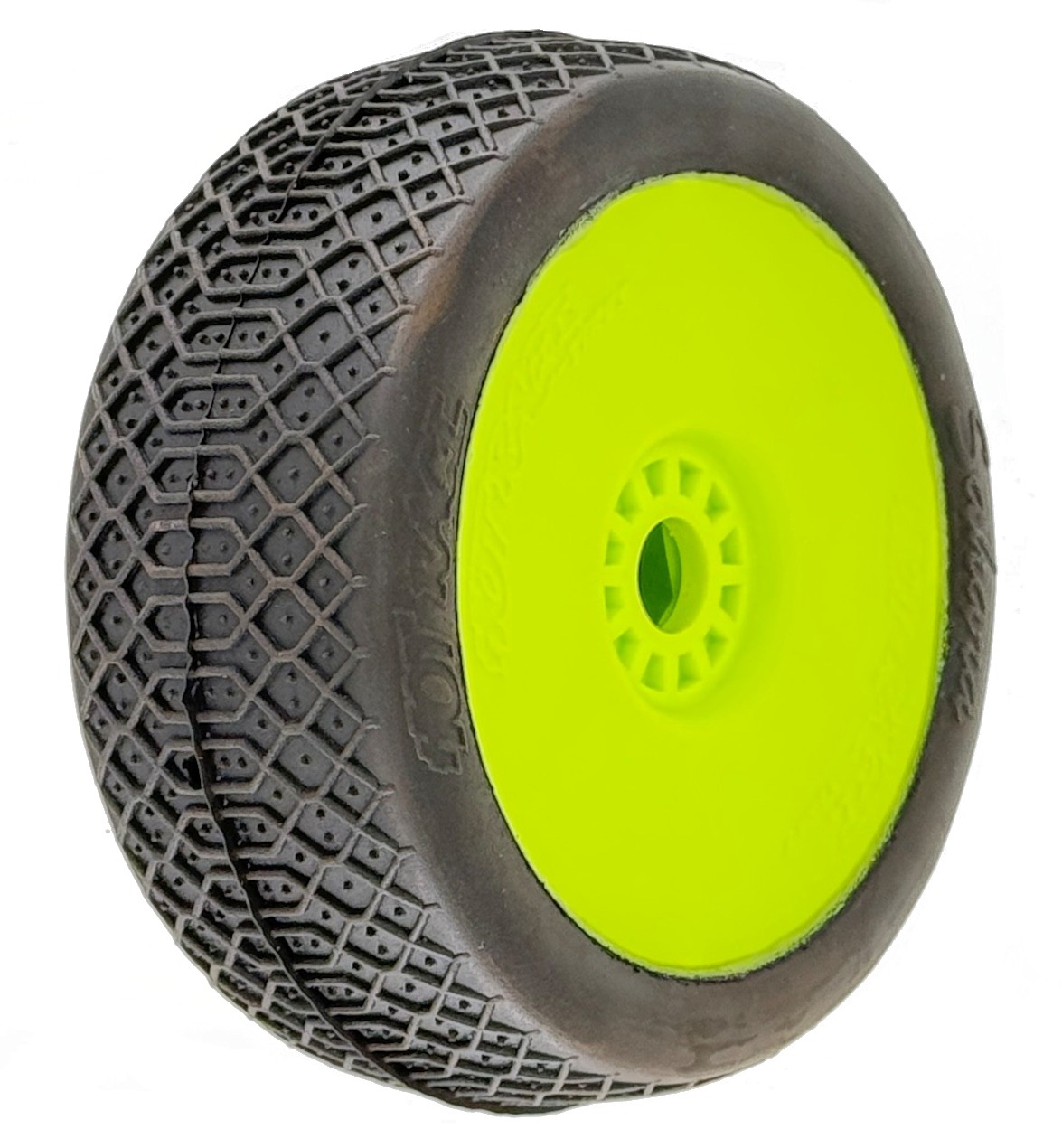 Hot Race SAHARA Medium (2) - 1:8 Buggy Pre-Glued Wheels - Yellow rims - HRE001-0534 1 Hot Race SAHARA Medium (2) - 1:8 Buggy Pre-Glued Wheels - Yellow rims - HRE001-0534