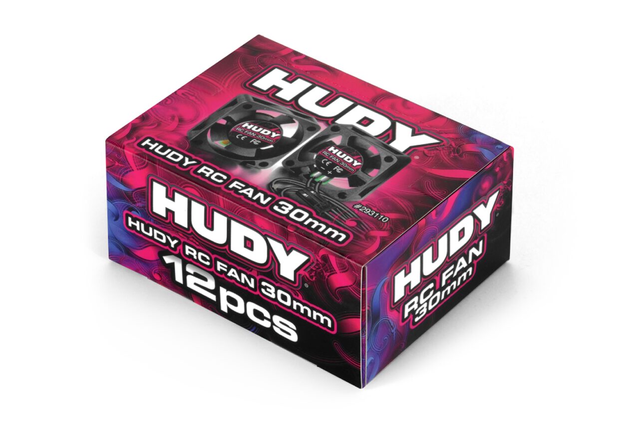 HUDY Ventilaator 30mm (12) 2 HUDY Brushless RC Fan 30mm - Set of 12pcs