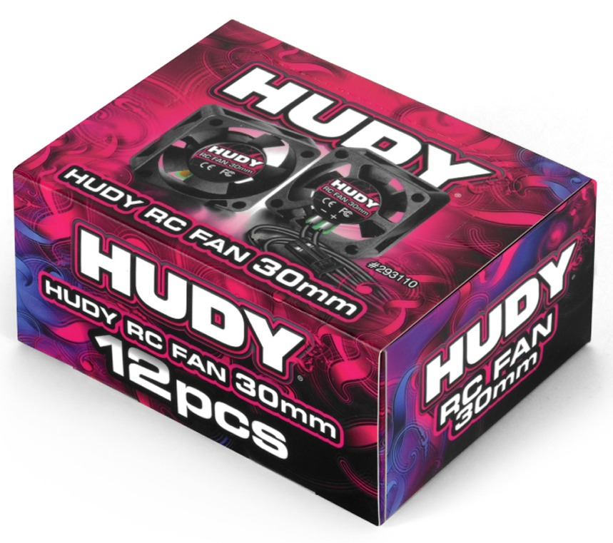 HUDY Ventilaator 30mm (12) 1 HUDY Brushless RC Fan 30mm - Set of 12pcs