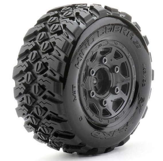 Jetko EX King Cobra SC Belted Tyres & Wheels – MultiHex 12mm / TRX 17mm / 17mm (2) 1 Jetko EX King Cobra SC Belted Tyres & Wheels - MultiHex 12mm / TRX 17mm / 17mm (2)